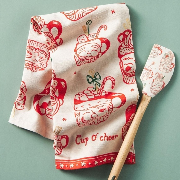 Anthropologie Louise Pretzel Silicone Christmas Spatula - Picture 2 of 2